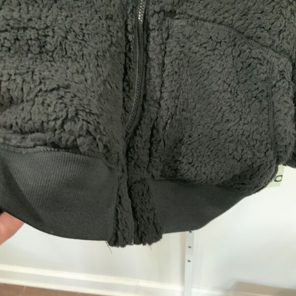 NWT!! Teddy Bear Zip Up Coat in Black XXL - Picture 3 of 9